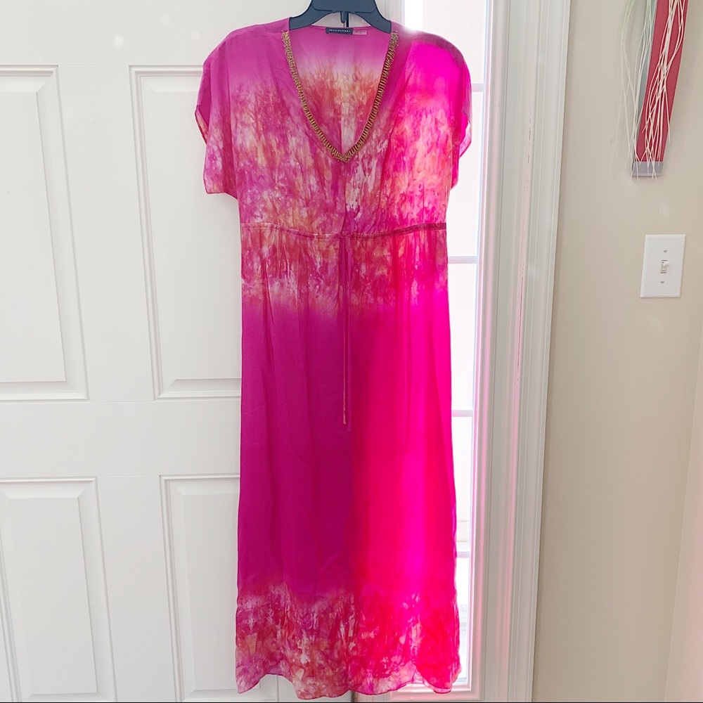 Josie Natori Beaded Kaftan